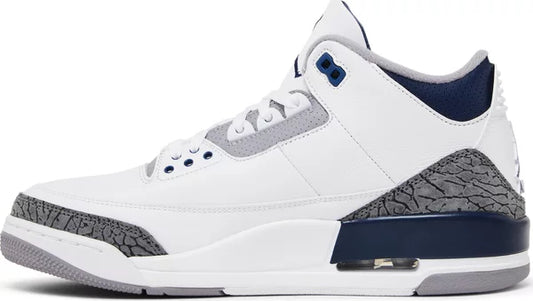 NIKE x AIR JORDAN - Nike Air Jordan 3 Retro Midnight Navy Sneakers