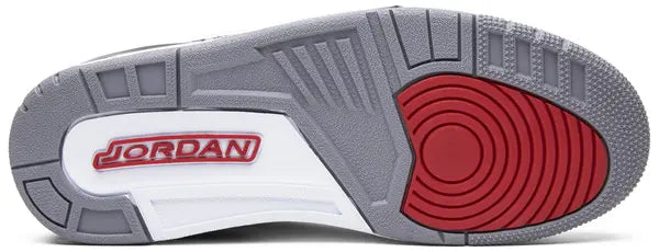 NIKE x AIR JORDAN - Nike Air Jordan 3 Retro White Cement Sneakers (2011 Version)