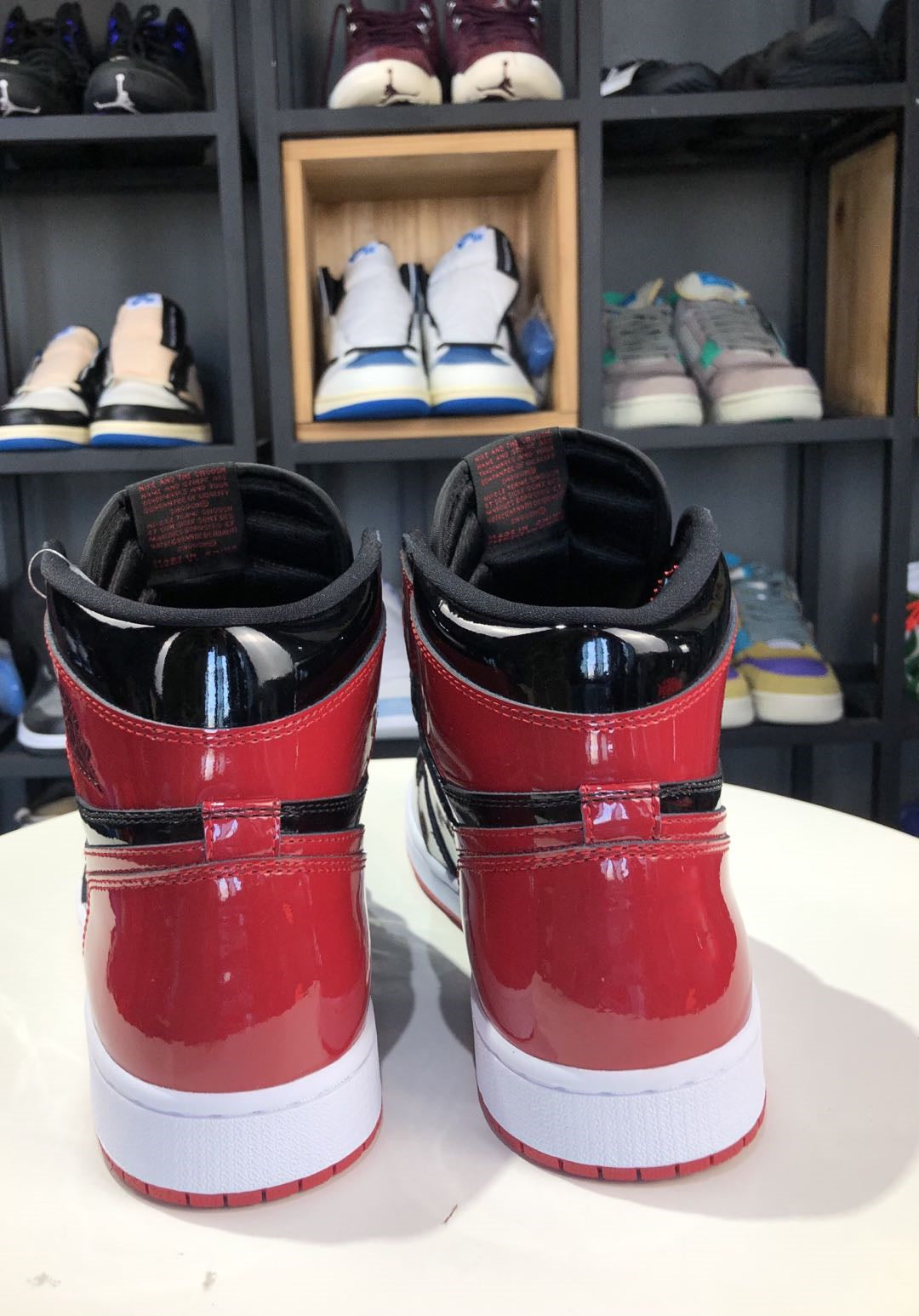 NIKE x AIR JORDAN - Nike Air Jordan 1 Retro High OG Patent Bred Sneakers