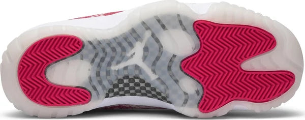NIKE x AIR JORDAN - Nike Air Jordan 11 Retro Low Pink Snakeskin Sneakers (Women)