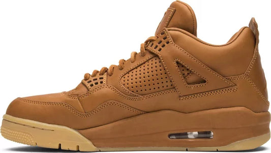 NIKE x AIR JORDAN - Nike Air Jordan 4 Retro Premium Ginger Wheat Sneakers