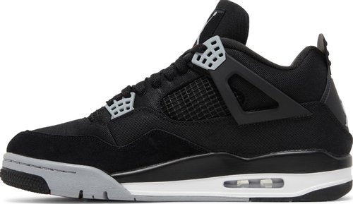NIKE x AIR JORDAN - Nike Air Jordan 4 Retro SE Black Canvas Sneakers