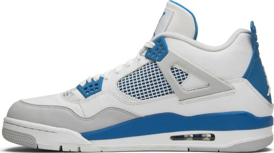 NIKE x AIR JORDAN - Nike Air Jordan 4 Retro Military Blue Sneakers (2012 - Nike Air Version)