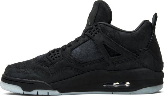 NIKE x AIR JORDAN - Nike Air Jordan 4 Retro Black x KAWS Sneakers