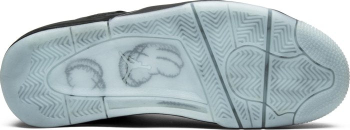 NIKE x AIR JORDAN - Nike Air Jordan 4 Retro Black x KAWS Sneakers