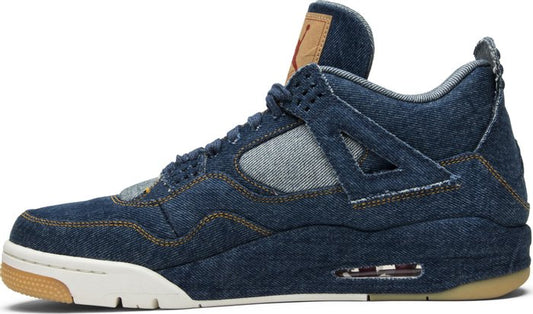 NIKE x AIR JORDAN - Nike Air Jordan 4 Retro Denim x Levi's Sneakers (Blank Tag)