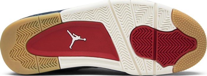 NIKE x AIR JORDAN - Nike Air Jordan 4 Retro Denim x Levi's Sneakers (Blank Tag)