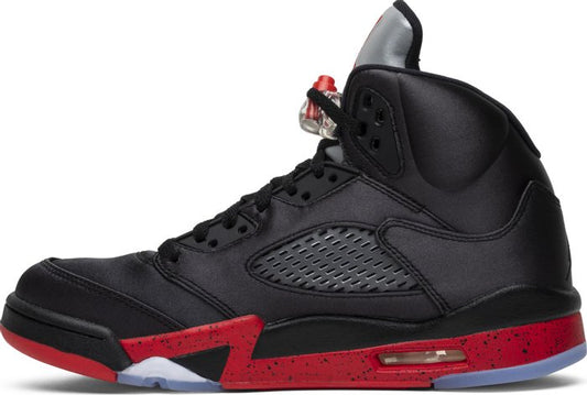 NIKE x AIR JORDAN - Nike Air Jordan 5 Retro Satin Bred Sneakers