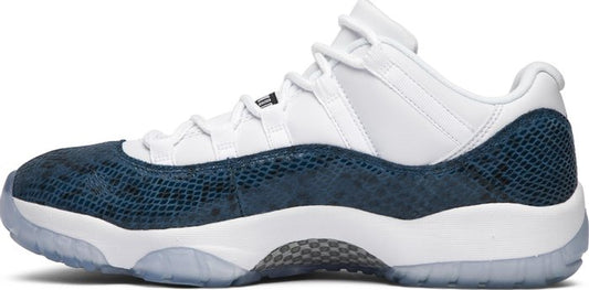 NIKE x AIR JORDAN - Nike Air Jordan 11 Retro Navy Snakeskin Sneakers