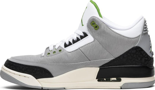 NIKE x AIR JORDAN - Nike Air Jordan 3 Retro Chlorophyll Sneakers