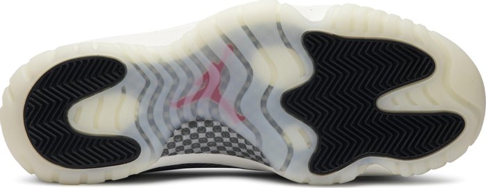 NIKE x AIR JORDAN - Nike Air Jordan 11 Retro Low Light Bone Snakeskin Sneakers