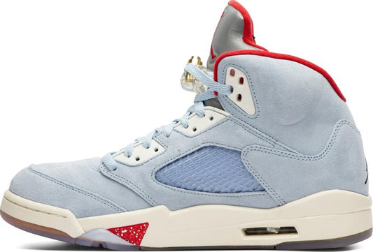 NIKE x AIR JORDAN - Nike Air Jordan 5 Retro Trophy Room Ice Blue Sneakers