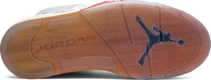 NIKE x AIR JORDAN - Nike Air Jordan 5 Retro Trophy Room Ice Blue Sneakers