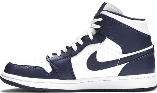 NIKE x AIR JORDAN - Nike Air Jordan 1 Mid Obsidian Sneakers