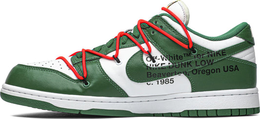 NIKE x OFF-WHITE - Nike Dunk Low Pine Green x Off-White Sneakers
