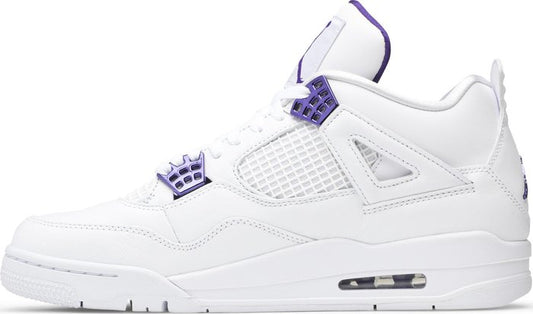 NIKE x AIR JORDAN - Nike Air Jordan 4 Retro Metallic Purple Sneakers