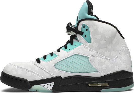 NIKE x AIR JORDAN - Nike Air Jordan 5 Retro Island Green Sneakers