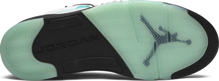 NIKE x AIR JORDAN - Nike Air Jordan 5 Retro Island Green Sneakers