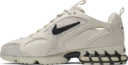 NIKE - Nike Air Zoom Spiridon Caged 2 Fossil x Stussy Sneakers