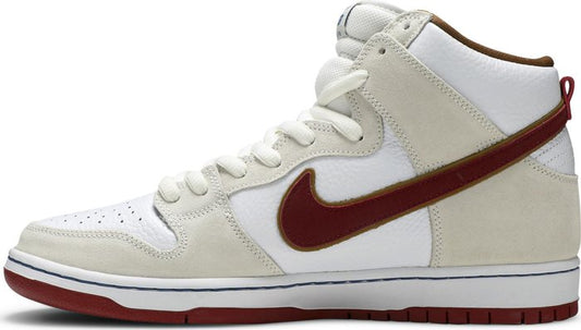 NIKE - Nike Dunk High SB Sail Bright Crimson Sneakers