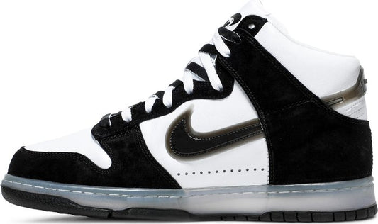 NIKE - Nike Dunk High White Black x Slam Jam Sneakers