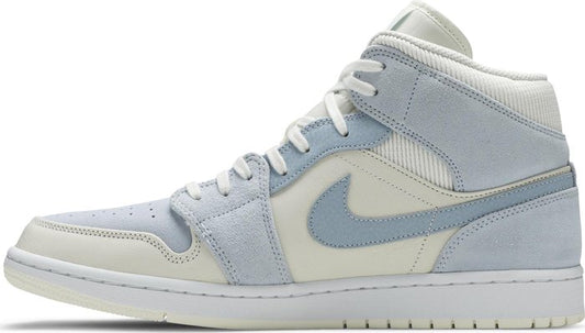 NIKE x AIR JORDAN - Nike Air Jordan 1 Mid SE Sail Light Blue Sneakers
