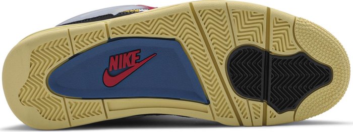 AIR JORDAN x UNION - Nike Air Jordan 4 Retro Off Noir x Union LA Sneakers