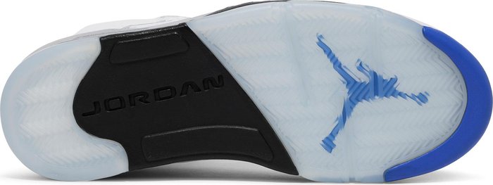 NIKE x AIR JORDAN - Nike Air Jordan 5 Retro White Stealth Sneakers (2021)