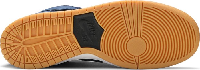 NIKE - Nike Dunk High Pro ISO SB Orange Label - Midnight Navy Sneakers