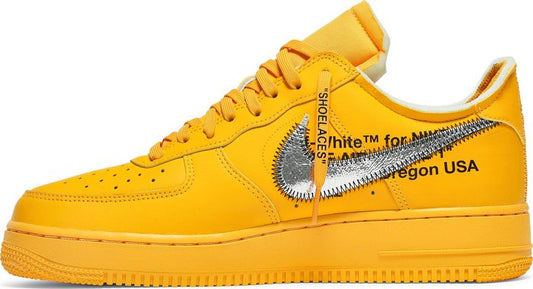 NIKE x OFF-WHITE - Nike Air Force 1 Low Lemonade/University Gold x Off-White Sneakers