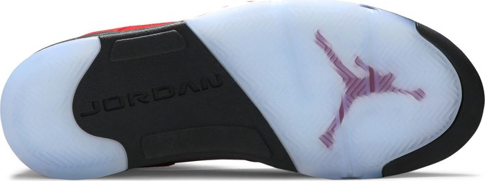 NIKE x AIR JORDAN - Nike Air Jordan 5 Retro Raging Bull Red Sneakers (2021)