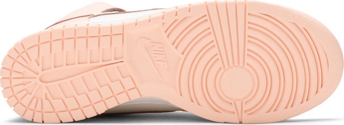 NIKE - Nike Dunk High Sail Crimson Tint Sneakers (Women)