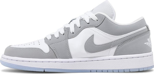 NIKE x AIR JORDAN - Nike Air Jordan 1 Low White Wolf Grey Sneakers (Women)