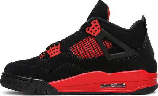 NIKE x AIR JORDAN - Nike Air Jordan 4 Retro Red Thunder Sneakers