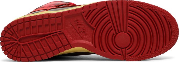 NIKE - Nike Dunk High 1985 Red Acid Wash Sneakers