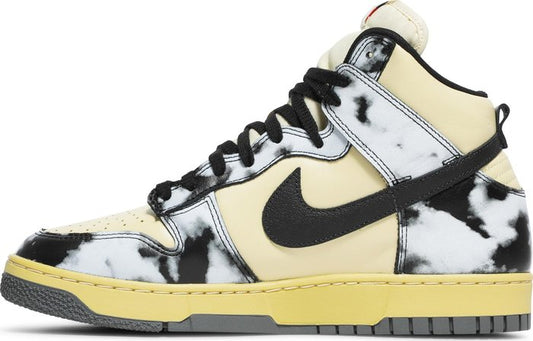 NIKE - Nike Dunk High Black Acid Wash Sneakers