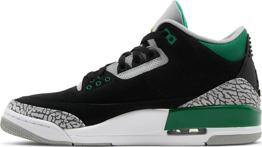 NIKE x AIR JORDAN - Nike Air Jordan 3 Retro Pine Green Sneakers