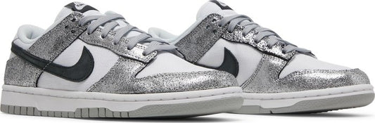 NIKE - Nike Dunk Low Golden Gals Metallic Silver Sneakers (Women)