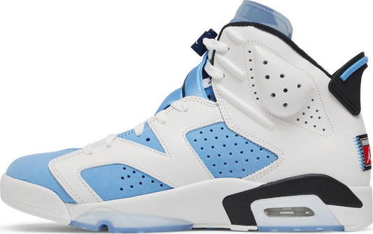 NIKE x AIR JORDAN - Nike Air Jordan 6 Retro UNC Home White Sneakers