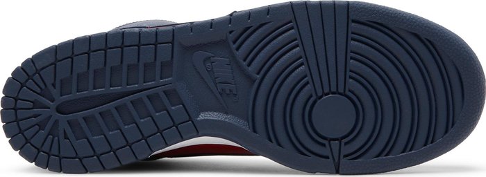 NIKE - Nike SB Dunk High By Any Means - Red Navy x Supreme Sneakers