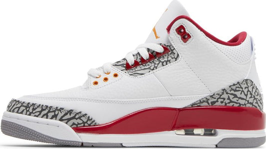 NIKE x AIR JORDAN - Nike Air Jordan 3 Retro Cardinal Red Sneakers