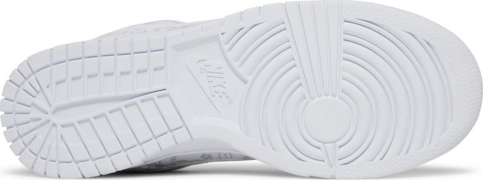 NIKE - Nike Dunk Low White Paisley Sneakers (Women)