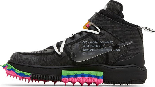 NIKE x OFF-WHITE - Nike Air Force 1 Mid Black x Off-White Sneakers