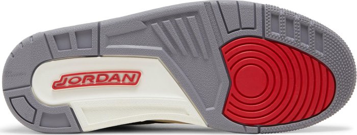 NIKE x AIR JORDAN - Nike Air Jordan 3 Retro Black Cement Gold Sneakers (Women)