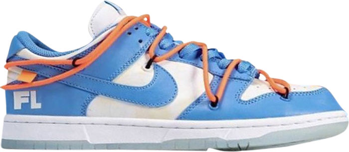 NIKE x OFF-WHITE - Nike Dunk Low SB University Blue x Futura x Off-White Sneakers