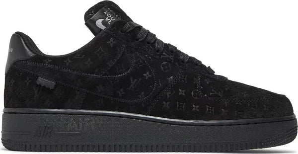 NIKE x LOUIS VUITTON - Nike Air Force 1 Low Triple Black By Virgil Abloh x Louis Vuitton Sneakers