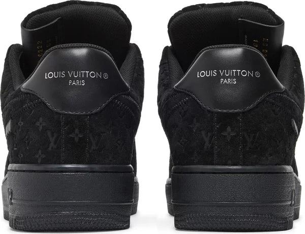 NIKE x LOUIS VUITTON - Nike Air Force 1 Low Triple Black By Virgil Abloh x Louis Vuitton Sneakers