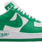 NIKE x LOUIS VUITTON - Nike Air Force 1 Low White Gym Green By Virgil Abloh x Louis Vuitton Sneakers