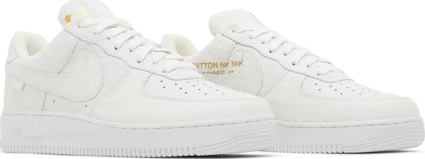 NIKE x LOUIS VUITTON - Nike Air Force 1 Low Triple White By Virgil Abloh x Louis Vuitton Sneakers
