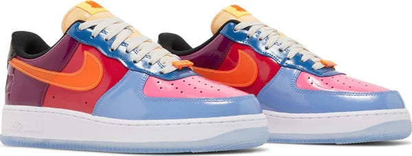 NIKE -  Nike Air Force 1 Low SP Total Orange Multi-Patent x Underfeated Sneakers